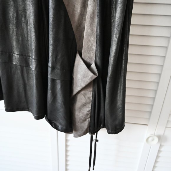 Jean-Marc-Philippe Size 2 Zipper Front Mixed Media Dress | Size 2 / Medium - Picture 4 of 11